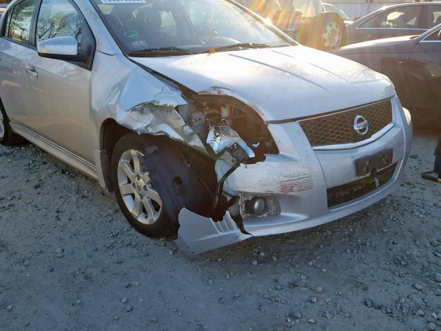 3N1AB6AP1AL704020 - 2010 NISSAN SENTRA 2.0 GRAY photo 9