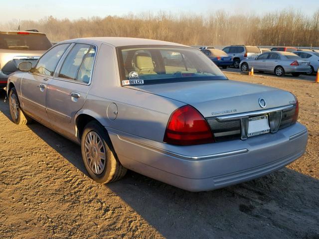 2MEFM74V96X649897 - 2006 MERCURY GRAND MARQ TAN photo 3