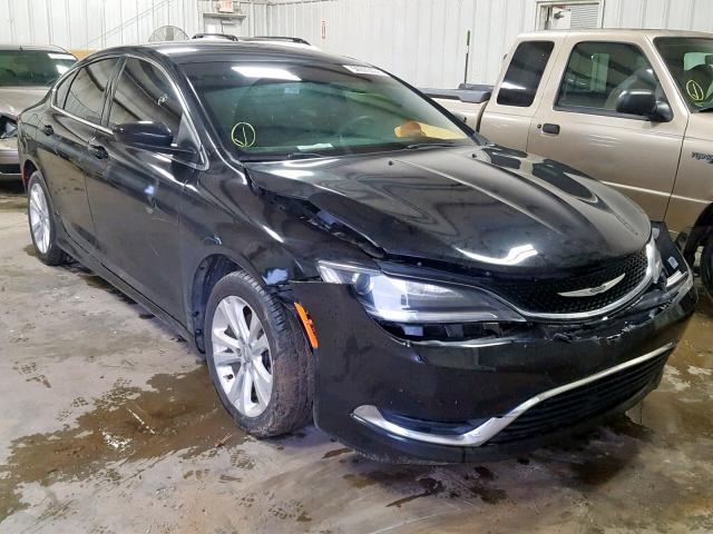 1C3CCCAB9FN634512 - 2015 CHRYSLER 200 LIMITE BLACK photo 1