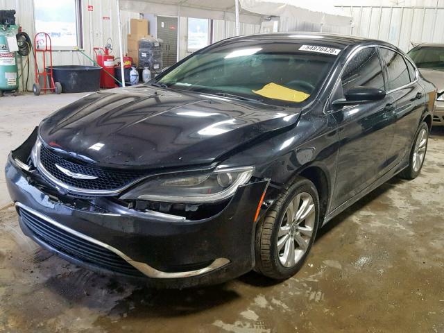 1C3CCCAB9FN634512 - 2015 CHRYSLER 200 LIMITE BLACK photo 2