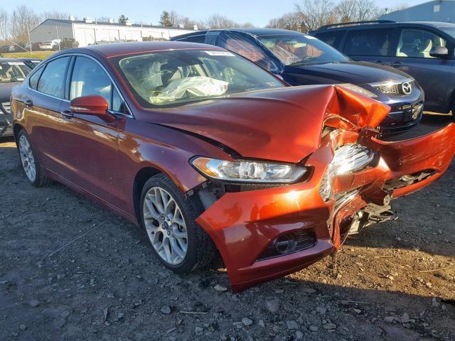 3FA6P0D90ER205832 - 2014 FORD FUSION TIT RED photo 1