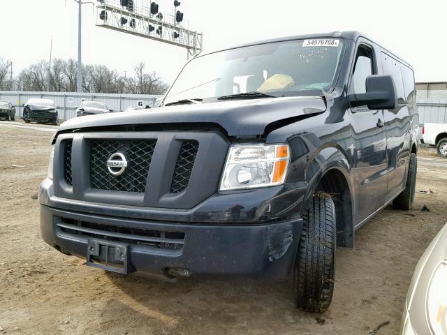 5BZBF0AA1DN202613 - 2013 NISSAN NV 3500 BLACK photo 2