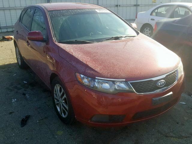 KNAFU5A28C5469482 - 2012 KIA FORTE EX RED photo 1