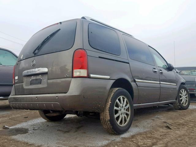 5GADV33LX5D222511 - 2005 BUICK TERRAZA CX BROWN photo 4