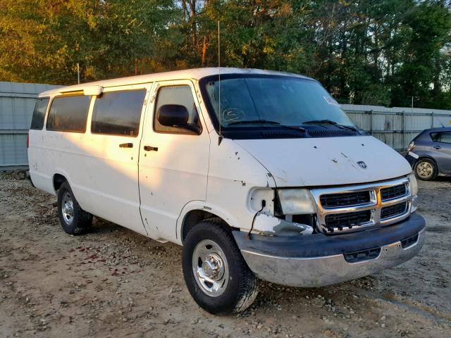 2B5WB35Z9YK105765 - 2000 DODGE RAM WAGON WHITE photo 1