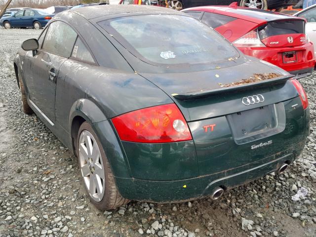 TRUWT28N041006402 - 2004 AUDI TT QUATTRO GREEN photo 3