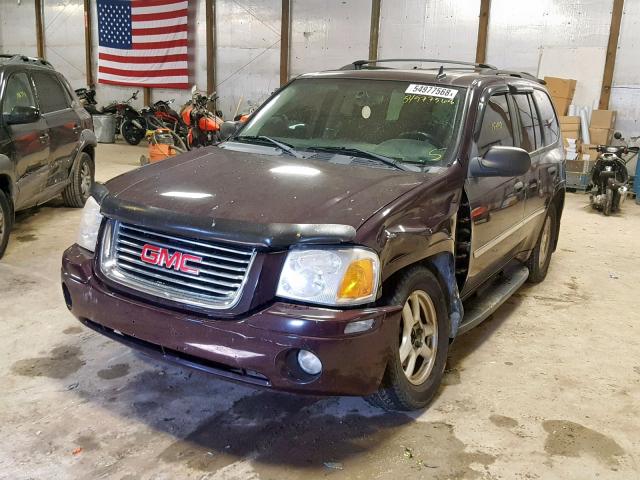 1GKDT13SX82231570 - 2008 GMC ENVOY PURPLE photo 2