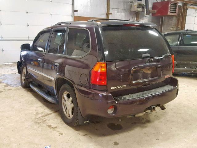 1GKDT13SX82231570 - 2008 GMC ENVOY PURPLE photo 3