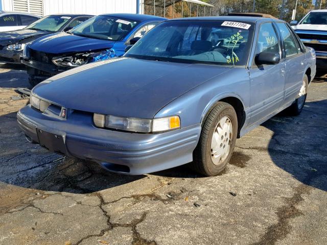 1G3WH52M9VF316792 - 1997 OLDSMOBILE CUTLASS SU BLUE photo 2