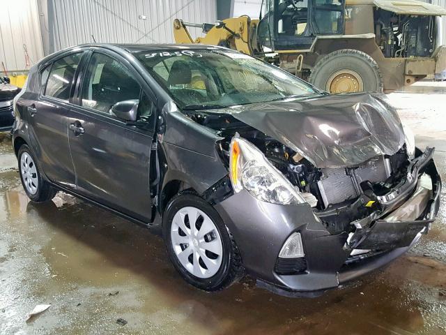 JTDKDTB30D1054839 - 2013 TOYOTA PRIUS C GRAY photo 1