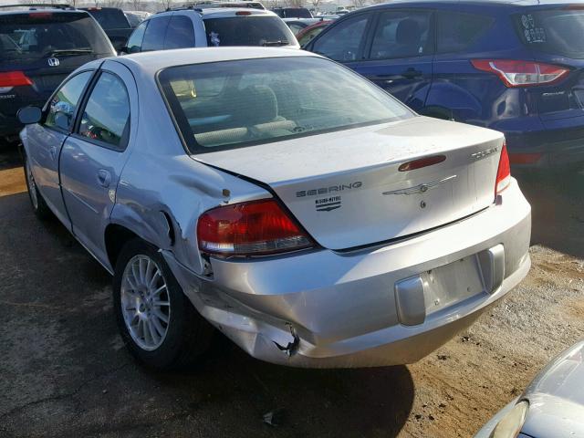 1C3EL56R36N149387 - 2006 CHRYSLER SEBRING TO SILVER photo 3