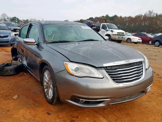 1C3CCBCB8CN263216 - 2012 CHRYSLER 200 LIMITE GRAY photo 1