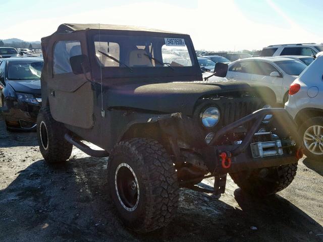 1JCCM87A9FT183726 - 1985 JEEP JEEP CJ7 BLACK photo 1