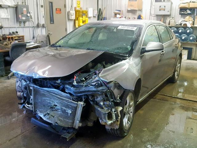 1G1ZC5EB2A4142195 - 2010 CHEVROLET MALIBU 1LT თაფლისფერი ფოტო 2
