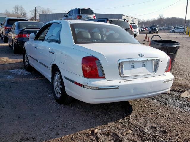 KMHFU45E14A273406 - 2004 HYUNDAI XG 350 WHITE photo 3