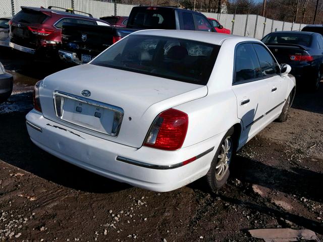 KMHFU45E14A273406 - 2004 HYUNDAI XG 350 WHITE photo 4