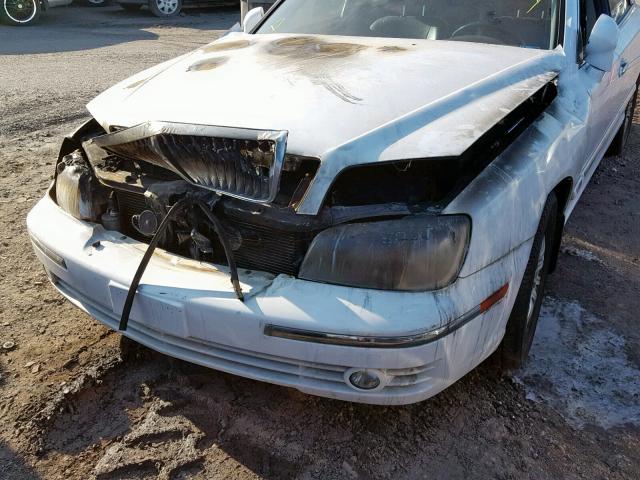 KMHFU45E14A273406 - 2004 HYUNDAI XG 350 WHITE photo 9