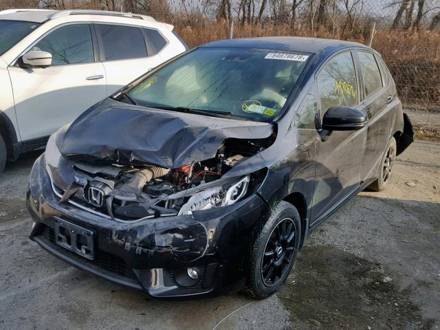 3HGGK5H86FM702959 - 2015 HONDA FIT EX BLACK photo 2