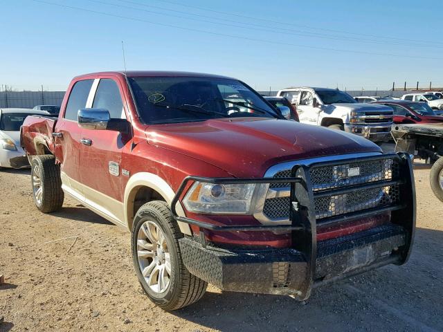 1C6RR6PT6DS532516 - 2013 RAM 1500 LONGH MAROON photo 1