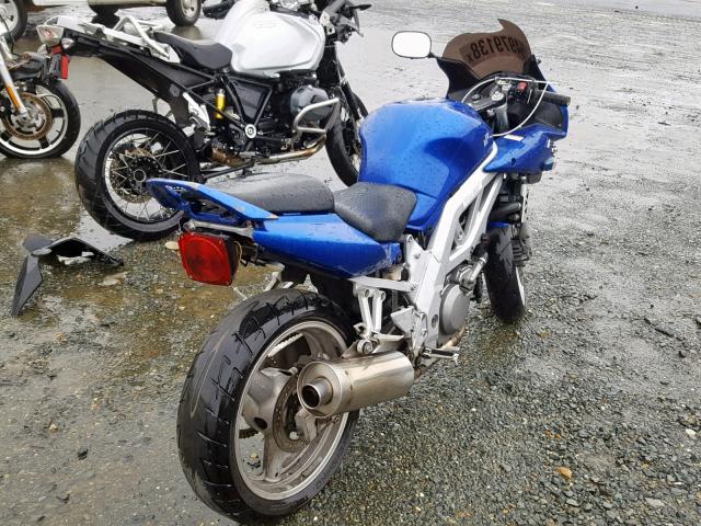 JS1VP53A442100271 - 2004 SUZUKI SV650 BLUE photo 4