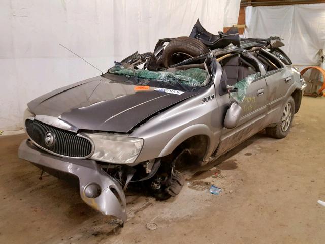 5GADT13S152236083 - 2005 BUICK RAINIER CX GRAY photo 2