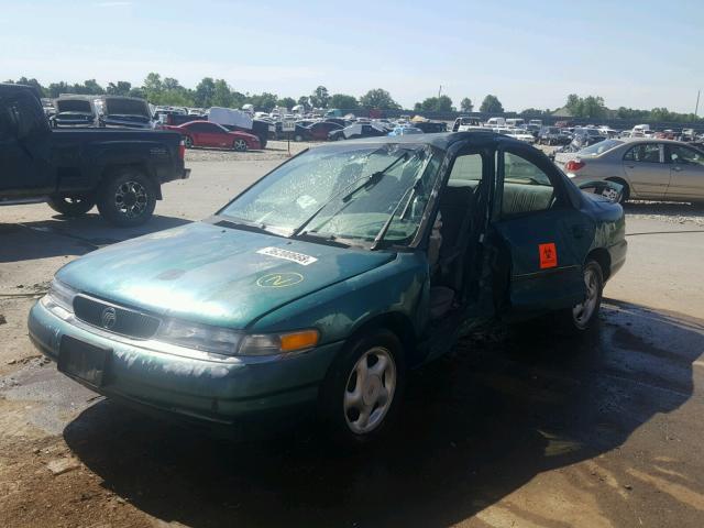 1MELM6532VK610855 - 1997 MERCURY MYSTIQUE B GREEN photo 2