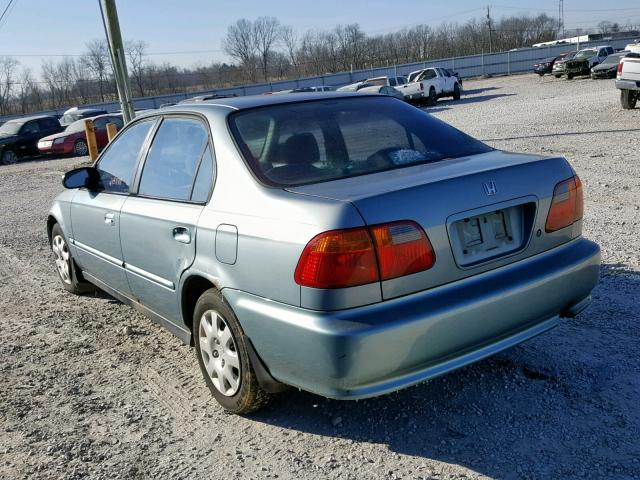 2HGEJ6612YH558060 - 2000 HONDA CIVIC BASE Mavi foto 3