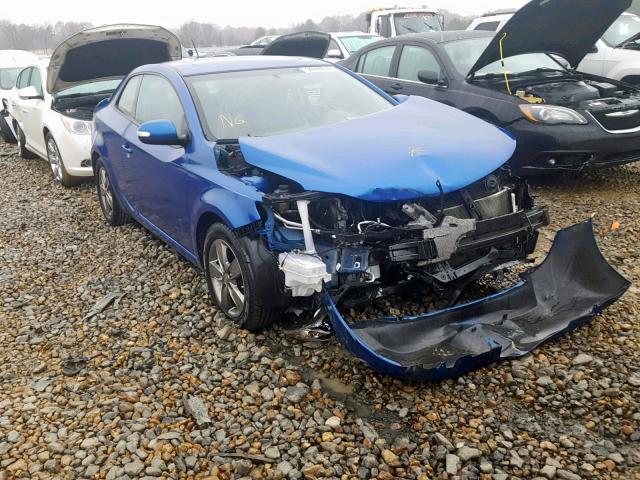 KNAFU6A24A5186239 - 2010 KIA FORTE EX BLUE photo 1