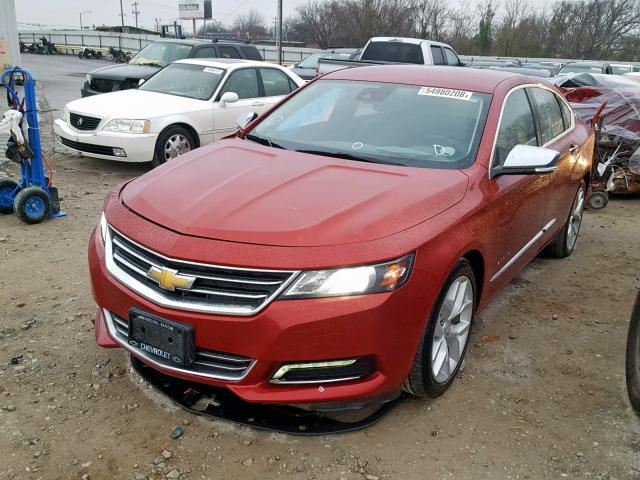 1G1145SL6EU113330 - 2014 CHEVROLET IMPALA LTZ RED photo 2