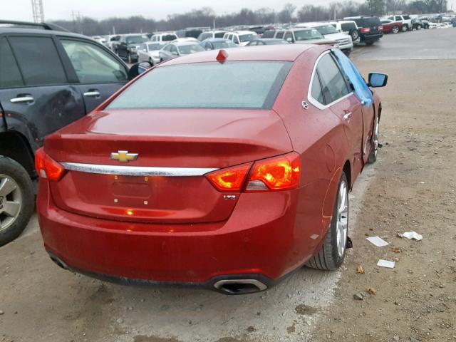 1G1145SL6EU113330 - 2014 CHEVROLET IMPALA LTZ RED photo 4