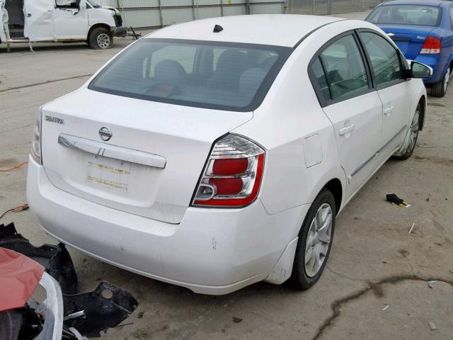 3N1AB6AP5AL658563 - 2010 NISSAN SENTRA 2.0 WHITE photo 4