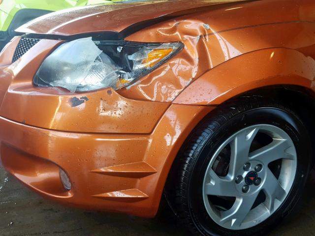 5Y2SL62884Z434450 - 2004 PONTIAC VIBE ORANGE photo 10