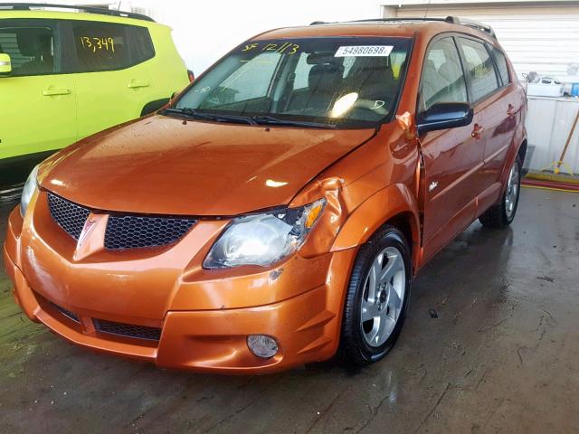 5Y2SL62884Z434450 - 2004 PONTIAC VIBE ORANGE photo 2