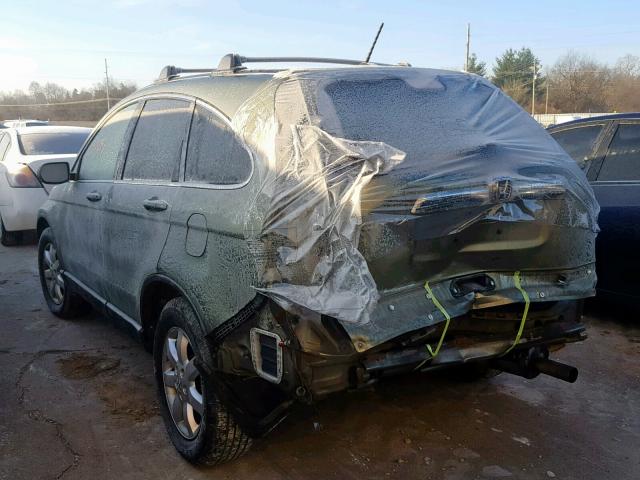 5J6RE48718L050315 - 2008 HONDA CR-V EXL GREEN photo 3