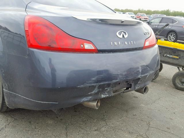 JNKCV64E58M114991 - 2008 INFINITI G37 BASE CHARCOAL photo 9