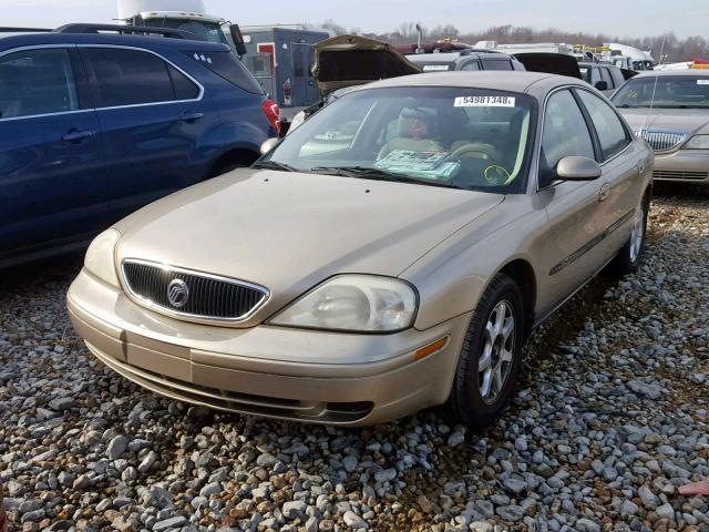 1MEFM53U51A631783 - 2001 MERCURY SABLE LS BEIGE photo 2