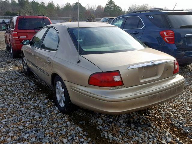 1MEFM53U51A631783 - 2001 MERCURY SABLE LS BEIGE photo 3