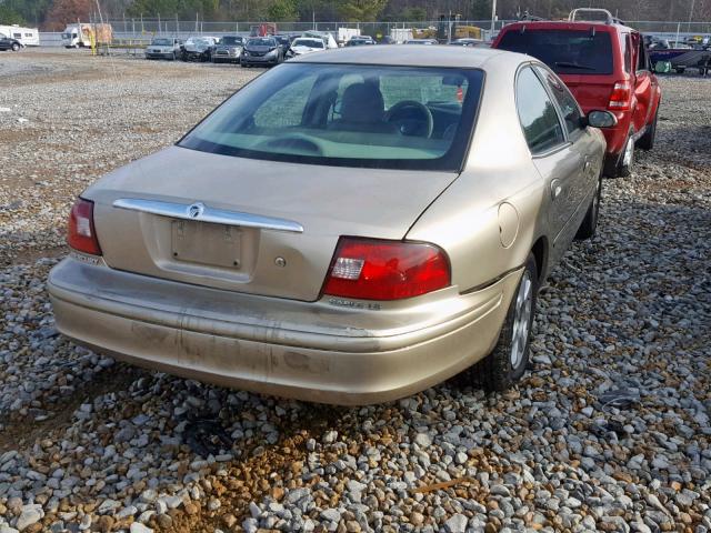 1MEFM53U51A631783 - 2001 MERCURY SABLE LS BEIGE photo 4