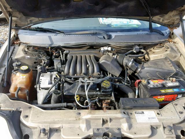 1MEFM53U51A631783 - 2001 MERCURY SABLE LS BEIGE photo 7