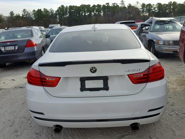 WBA3R1C56EK190606 - 2014 BMW 435 I WHITE photo 10