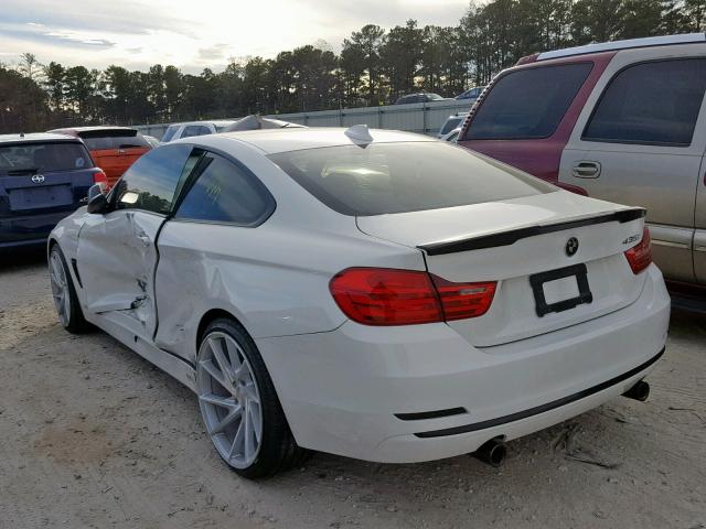 WBA3R1C56EK190606 - 2014 BMW 435 I WHITE photo 3