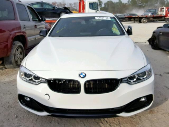 WBA3R1C56EK190606 - 2014 BMW 435 I WHITE photo 9