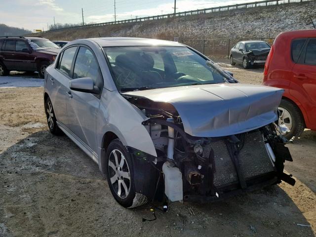 3N1AB6AP3CL763752 - 2012 NISSAN SENTRA 2.0 SILVER photo 1