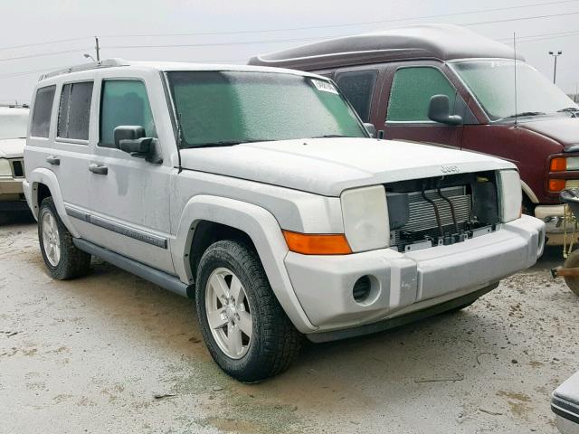 1J8HH48K76C289340 - 2006 JEEP COMMANDER SILVER photo 1
