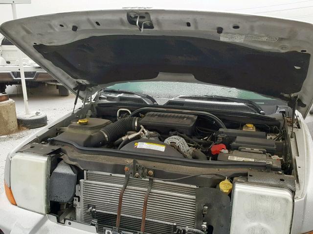 1J8HH48K76C289340 - 2006 JEEP COMMANDER SILVER photo 7