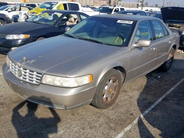 1G6KS54Y31U207480 - 2001 CADILLAC SEVILLE SL GRAY photo 2