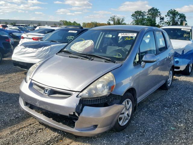 JHMGD38498S054794 - 2008 HONDA FIT SILVER photo 2