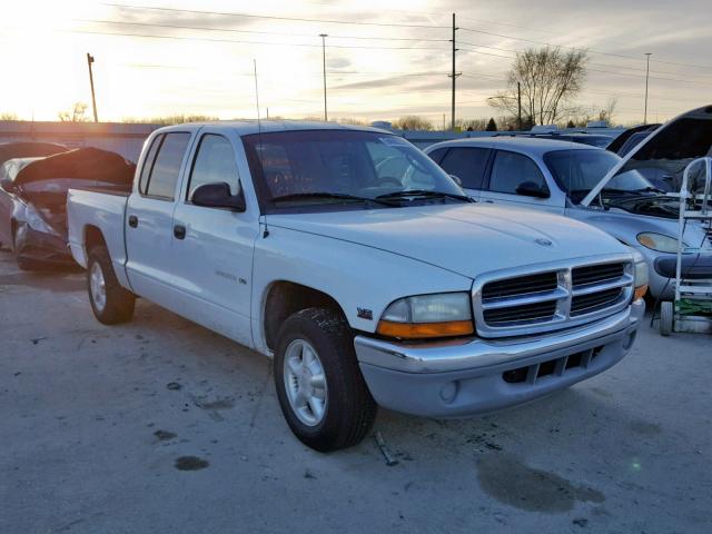 1B7GL2AX1YS741688 - 2000 DODGE DAKOTA QUA WHITE photo 1