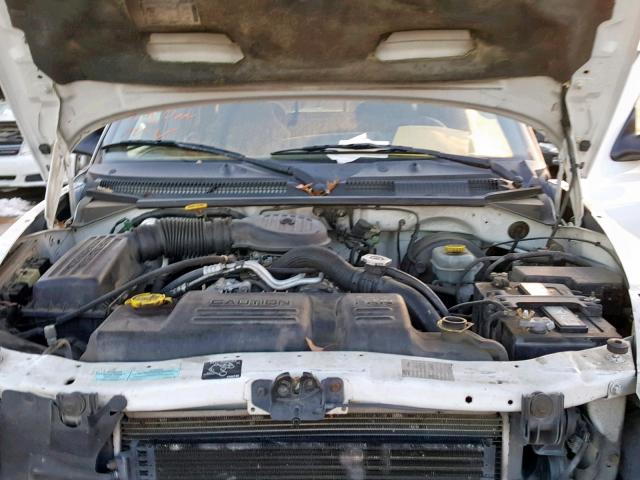 1B7GL2AX1YS741688 - 2000 DODGE DAKOTA QUA WHITE photo 7