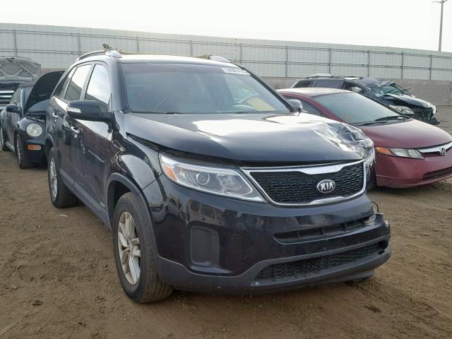 5XYKTDA75EG497535 - 2014 KIA SORENTO LX BLACK photo 1